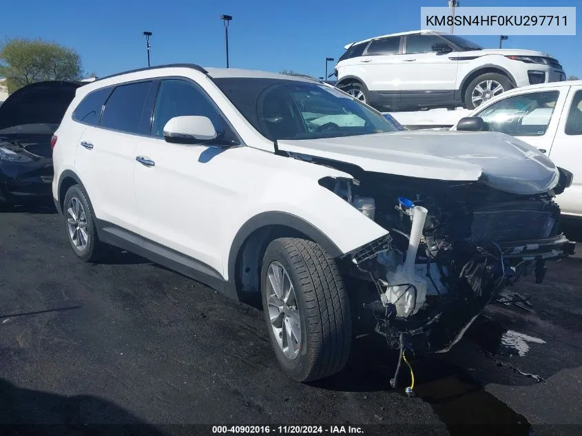 2019 Hyundai Santa Fe Xl Se VIN: KM8SN4HF0KU297711 Lot: 40902016