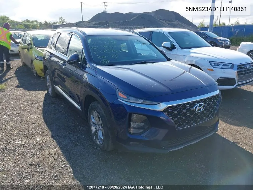 5NMS23AD1LH140861 2020 Hyundai Santa Fe Essential Fwd