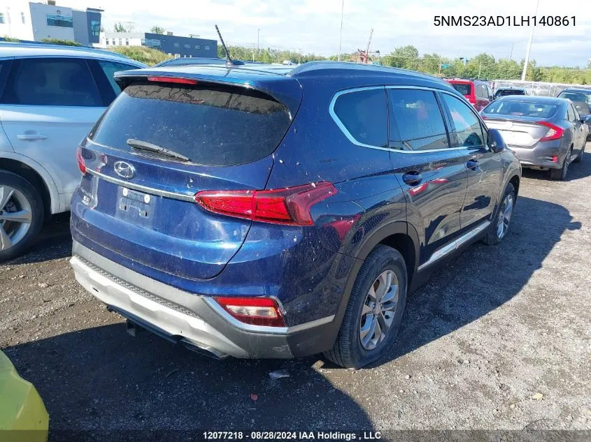 5NMS23AD1LH140861 2020 Hyundai Santa Fe Essential Fwd