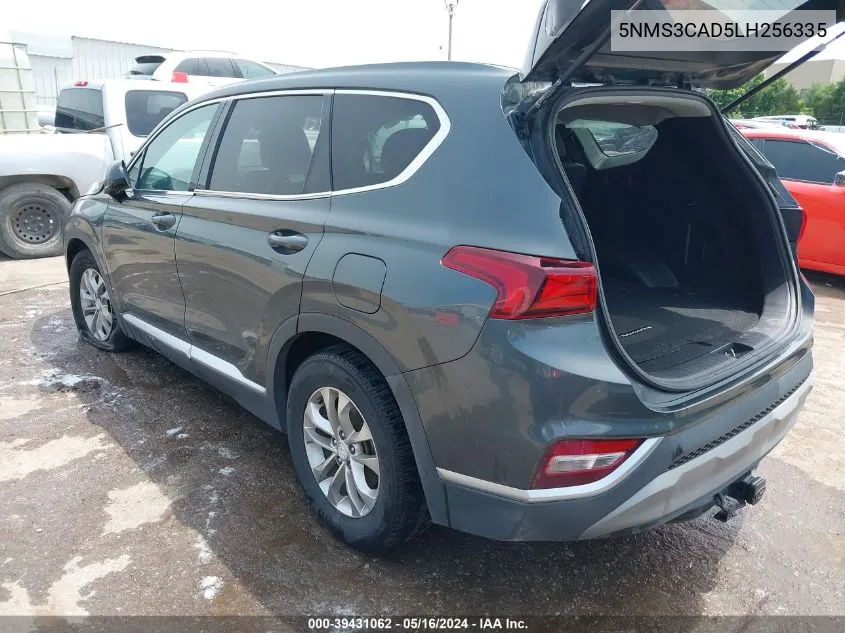 5NMS3CAD5LH256335 2020 Hyundai Santa Fe Sel