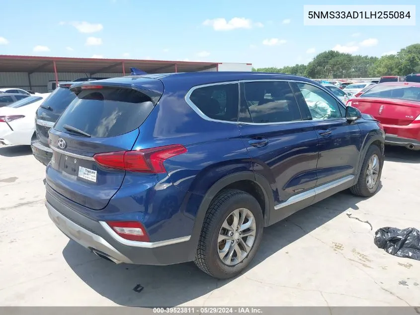 2020 Hyundai Santa Fe Sel VIN: 5NMS33AD1LH255084 Lot: 39523811