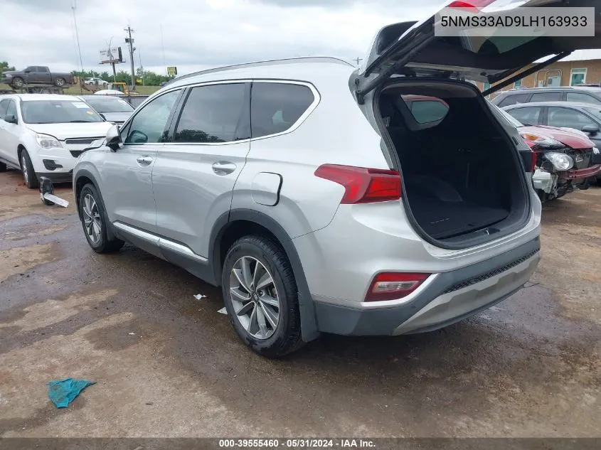 5NMS33AD9LH163933 2020 Hyundai Santa Fe Sel