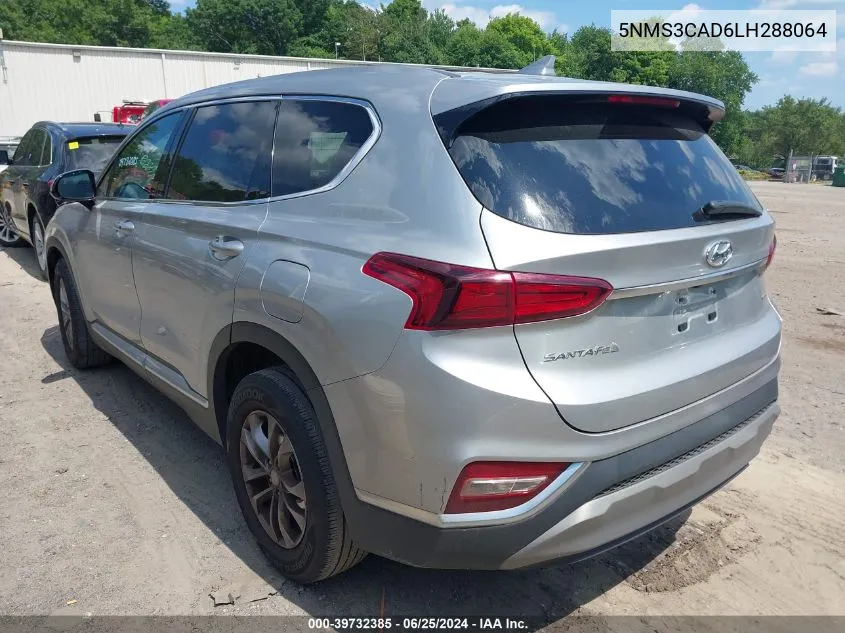 5NMS3CAD6LH288064 2020 Hyundai Santa Fe Sel