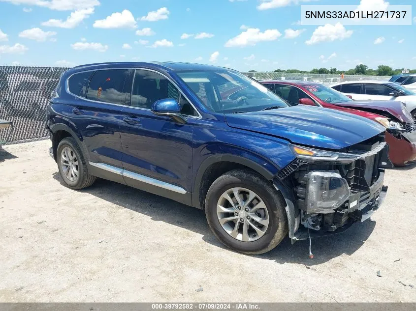 5NMS33AD1LH271737 2020 Hyundai Santa Fe Sel