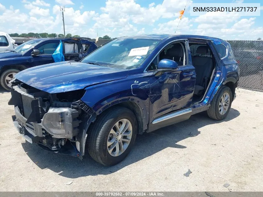 5NMS33AD1LH271737 2020 Hyundai Santa Fe Sel