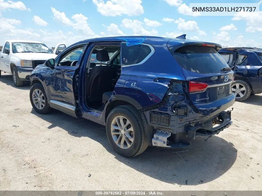 5NMS33AD1LH271737 2020 Hyundai Santa Fe Sel