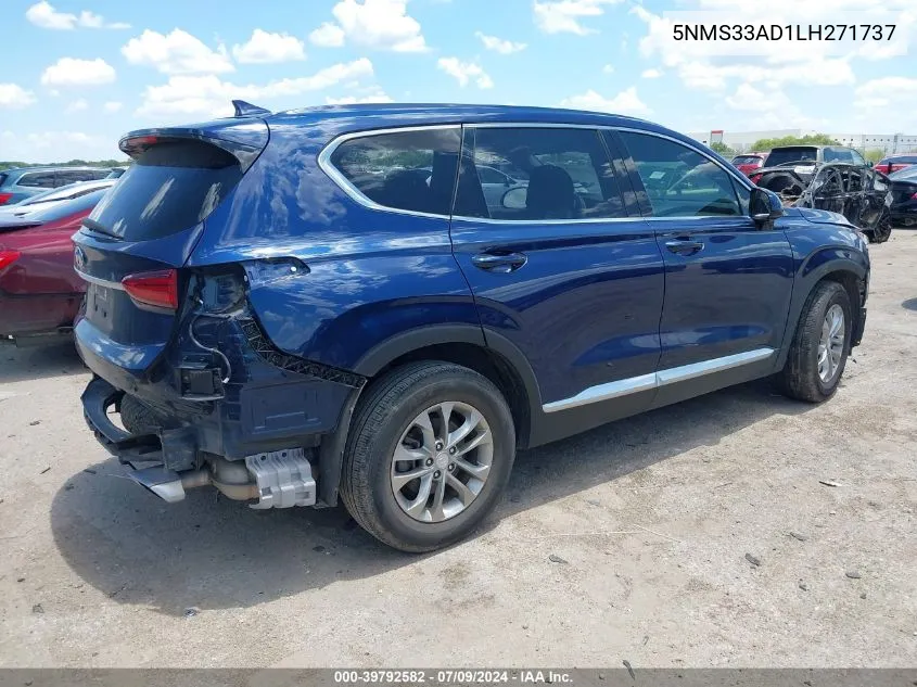 5NMS33AD1LH271737 2020 Hyundai Santa Fe Sel