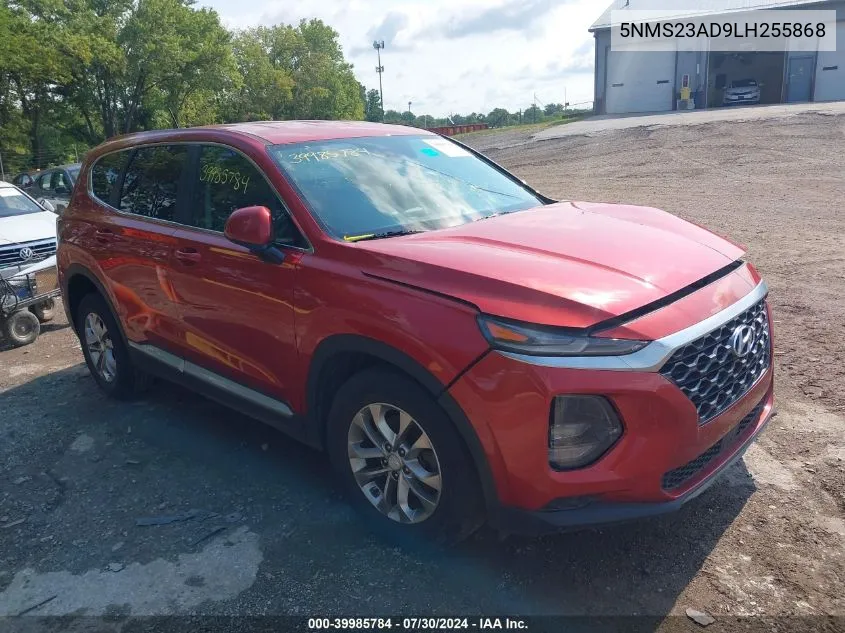 2020 Hyundai Santa Fe Se VIN: 5NMS23AD9LH255868 Lot: 39985784