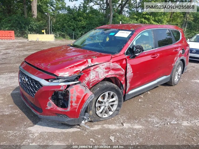 5NMS23AD9LH255868 2020 Hyundai Santa Fe Se