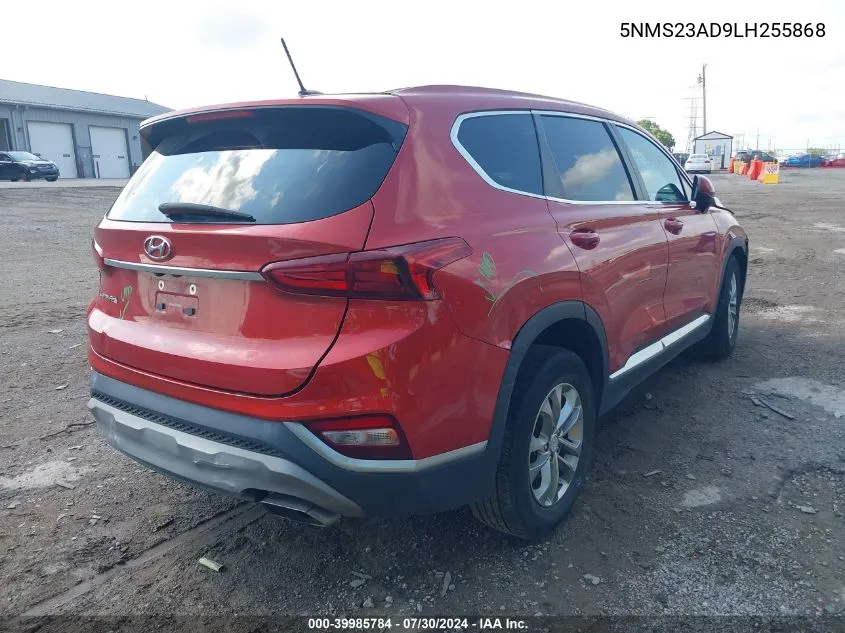 5NMS23AD9LH255868 2020 Hyundai Santa Fe Se