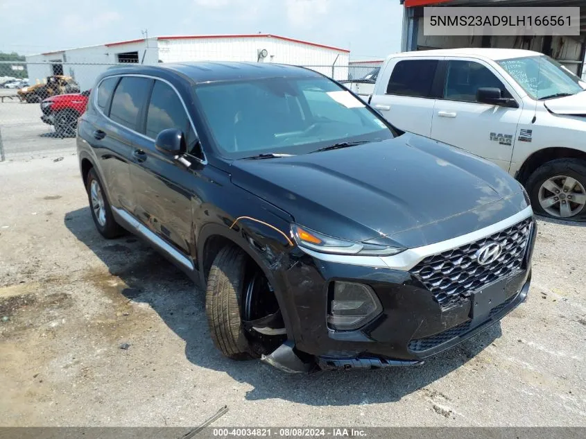 2020 Hyundai Santa Fe Se VIN: 5NMS23AD9LH166561 Lot: 40034821