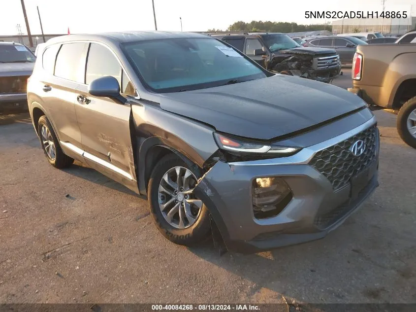 5NMS2CAD5LH148865 2020 Hyundai Santa Fe Se