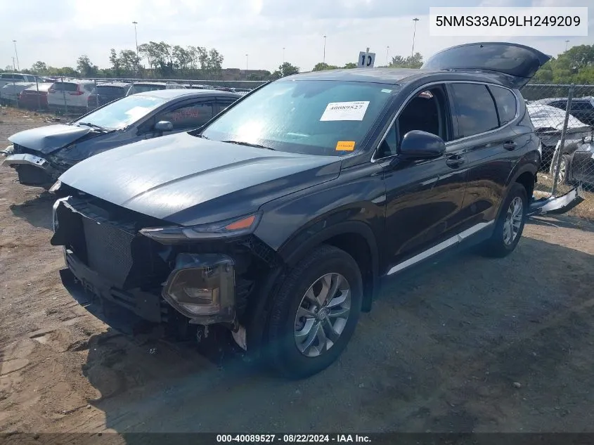 5NMS33AD9LH249209 2020 Hyundai Santa Fe Sel