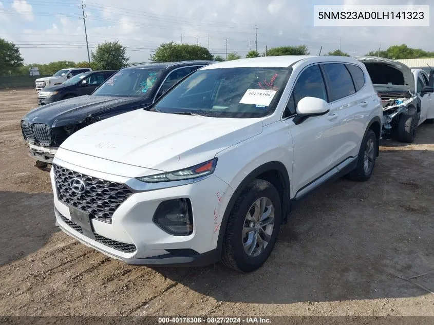 2020 Hyundai Santa Fe Se VIN: 5NMS23AD0LH141323 Lot: 40178306