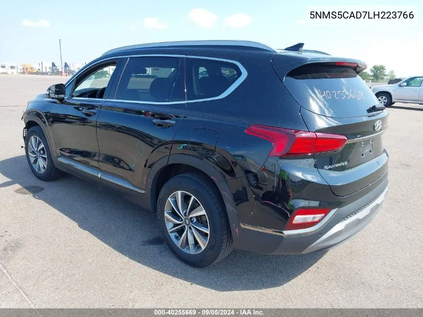 2020 Hyundai Santa Fe Limited VIN: 5NMS5CAD7LH223766 Lot: 40255669