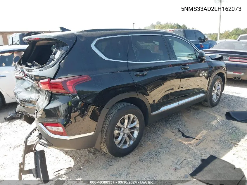 2020 Hyundai Santa Fe Sel/Sel Plus VIN: 5NMS33AD2LH162073 Lot: 40300937