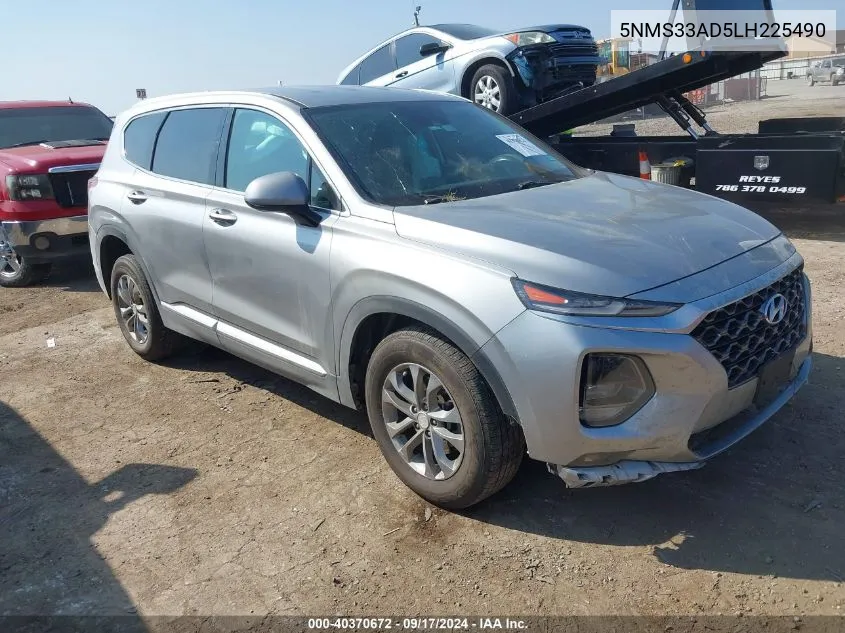 5NMS33AD5LH225490 2020 Hyundai Santa Fe Sel