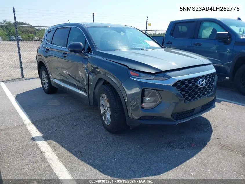 2020 Hyundai Santa Fe Se VIN: 5NMS23AD4LH262775 Lot: 40383201