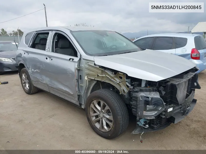 5NMS33AD1LH200845 2020 Hyundai Santa Fe Sel