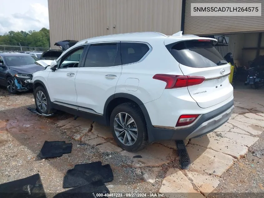 2020 Hyundai Santa Fe Limited VIN: 5NMS5CAD7LH264575 Lot: 40457223