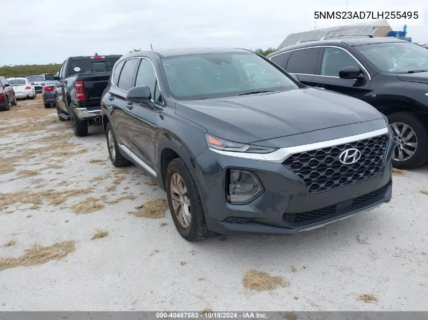 2020 Hyundai Santa Fe Se VIN: 5NMS23AD7LH255495 Lot: 40487583