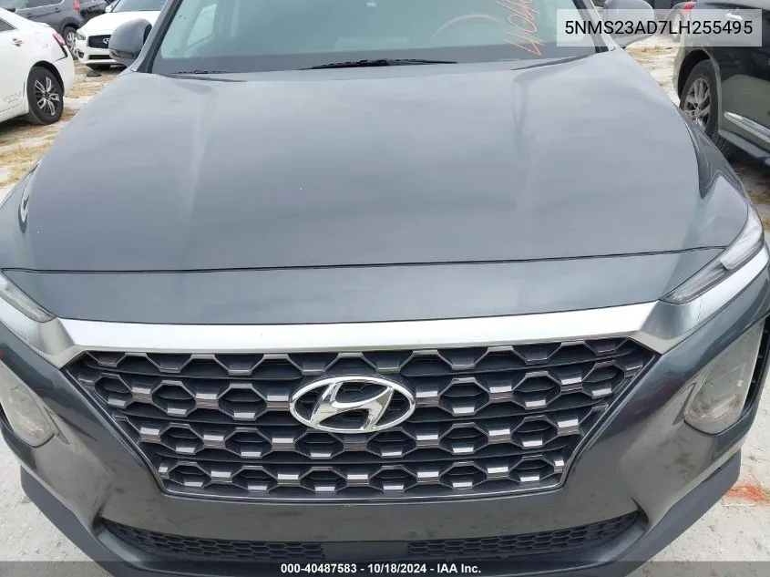 2020 Hyundai Santa Fe Se VIN: 5NMS23AD7LH255495 Lot: 40487583