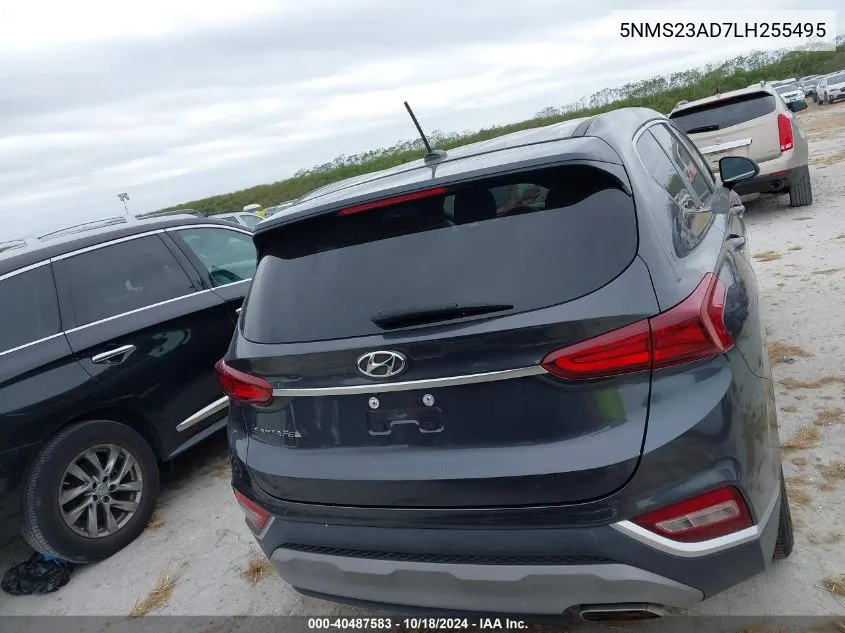 2020 Hyundai Santa Fe Se VIN: 5NMS23AD7LH255495 Lot: 40487583