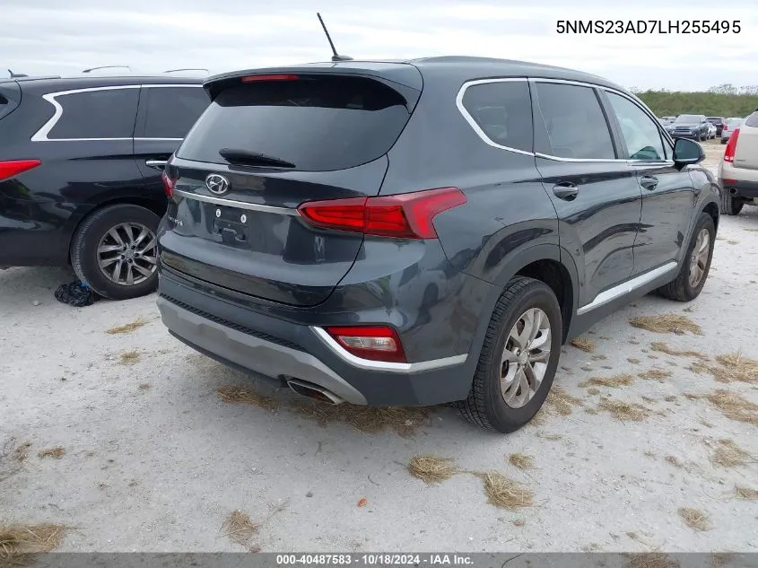 2020 Hyundai Santa Fe Se VIN: 5NMS23AD7LH255495 Lot: 40487583