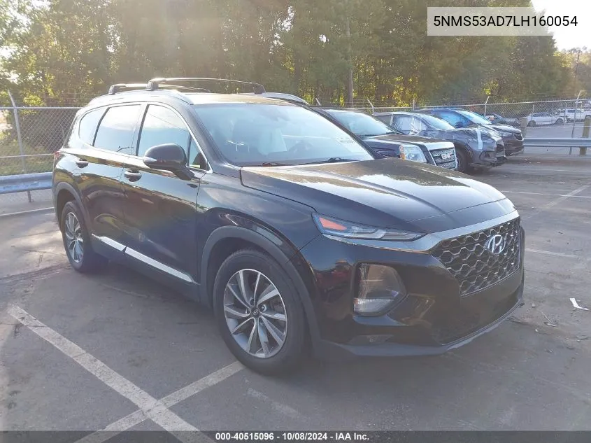 2020 Hyundai Santa Fe Limited/Ultimate VIN: 5NMS53AD7LH160054 Lot: 40515096