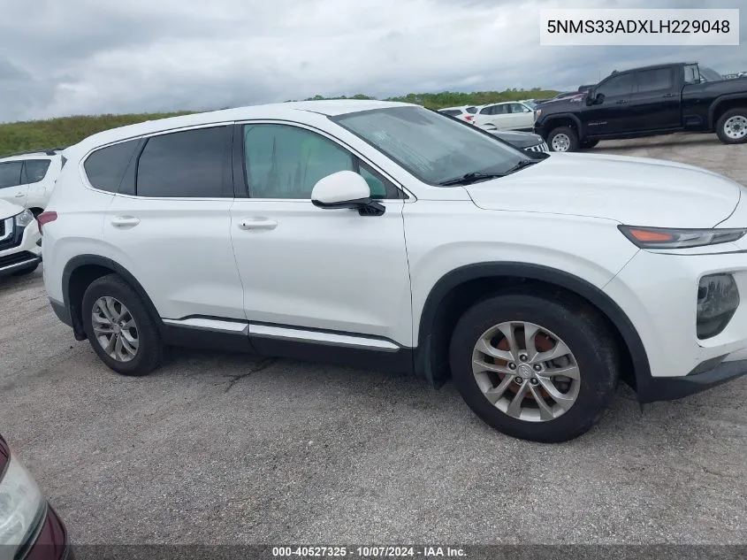 2020 Hyundai Santa Fe Sel VIN: 5NMS33ADXLH229048 Lot: 40527325