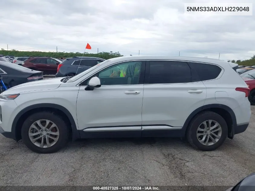 2020 Hyundai Santa Fe Sel VIN: 5NMS33ADXLH229048 Lot: 40527325