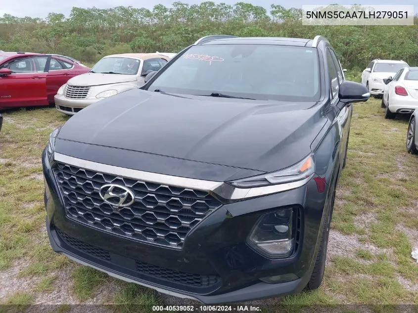 2020 Hyundai Santa Fe Limited/Ultimate VIN: 5NMS5CAA7LH279051 Lot: 40539052