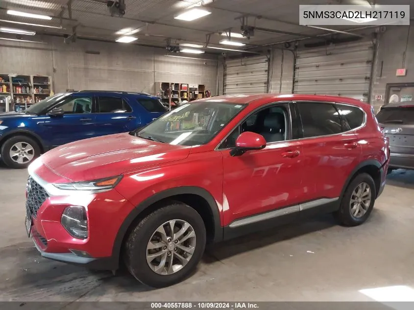 2020 Hyundai Santa Fe Sel/Sel Plus VIN: 5NMS3CAD2LH217119 Lot: 40557888