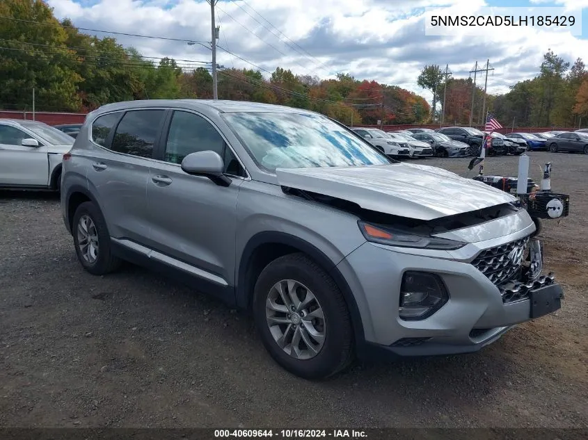 2020 Hyundai Santa Fe Se VIN: 5NMS2CAD5LH185429 Lot: 40609644