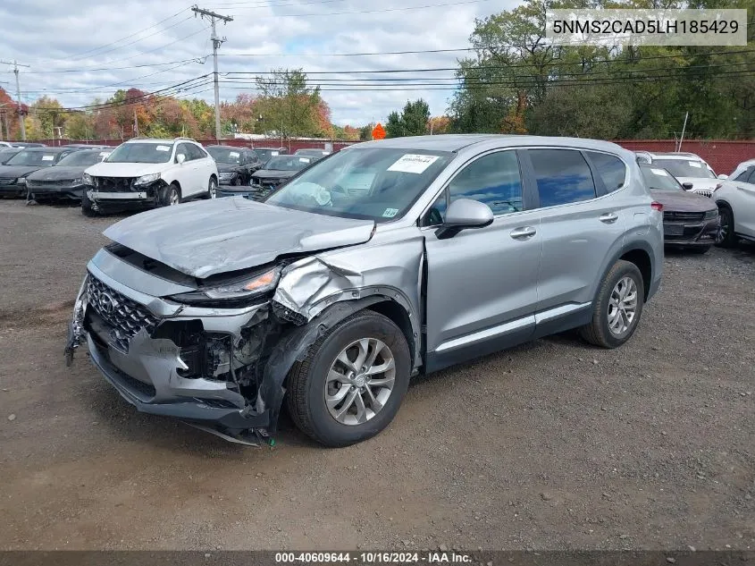 5NMS2CAD5LH185429 2020 Hyundai Santa Fe Se