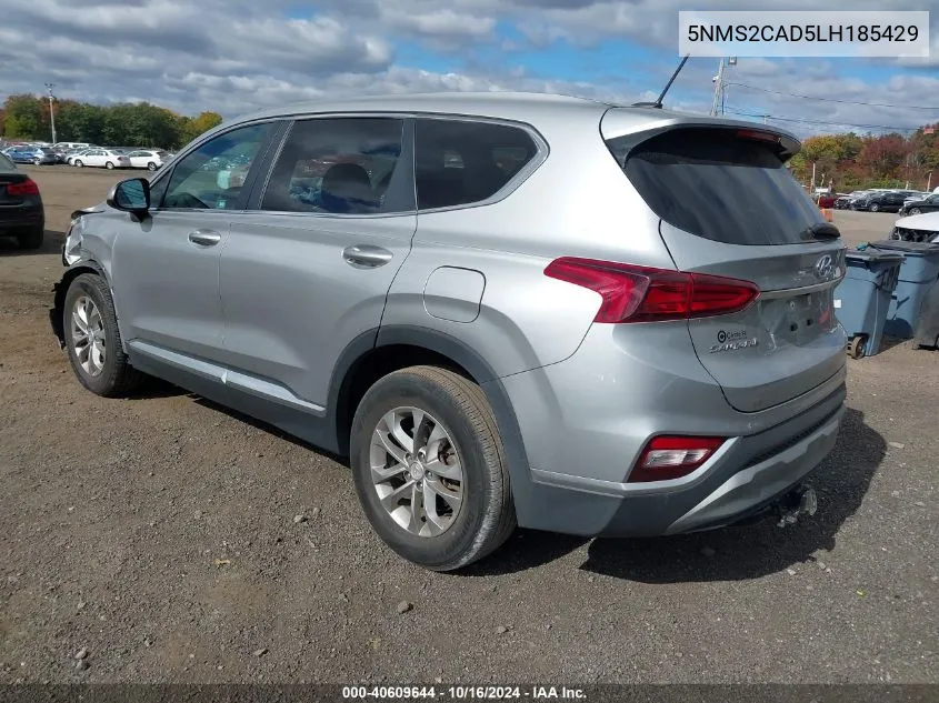 5NMS2CAD5LH185429 2020 Hyundai Santa Fe Se