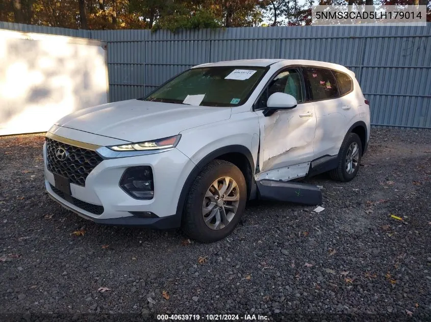 2020 Hyundai Santa Fe Sel/Sel Plus VIN: 5NMS3CAD5LH179014 Lot: 40639719