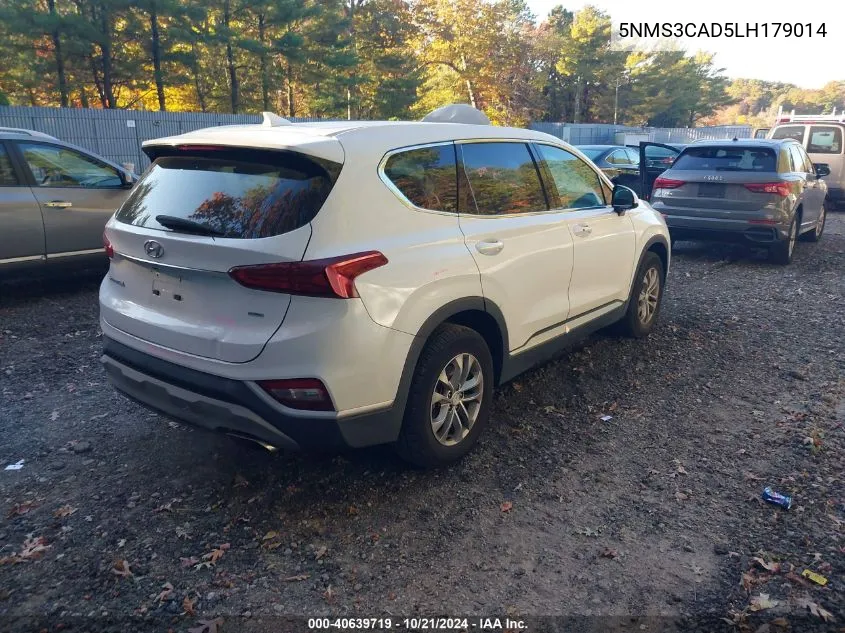 2020 Hyundai Santa Fe Sel/Sel Plus VIN: 5NMS3CAD5LH179014 Lot: 40639719