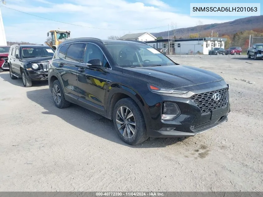 2020 Hyundai Santa Fe Limited VIN: 5NMS5CAD6LH201063 Lot: 40772390