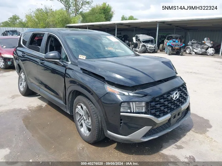 2021 Hyundai Santa Fe Se VIN: 5NMS14AJ9MH322324 Lot: 40276020