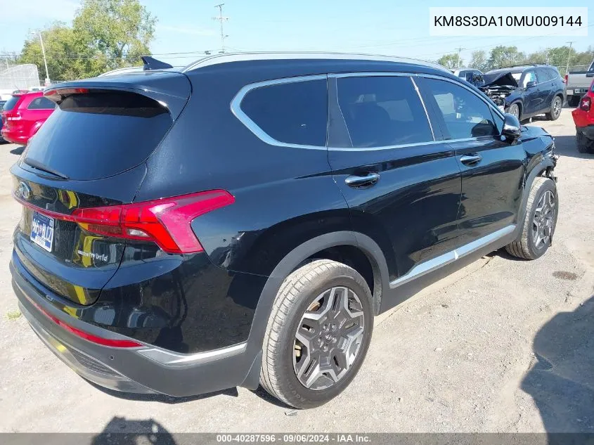 KM8S3DA10MU009144 2021 Hyundai Santa Fe Hybrid Sel Premium