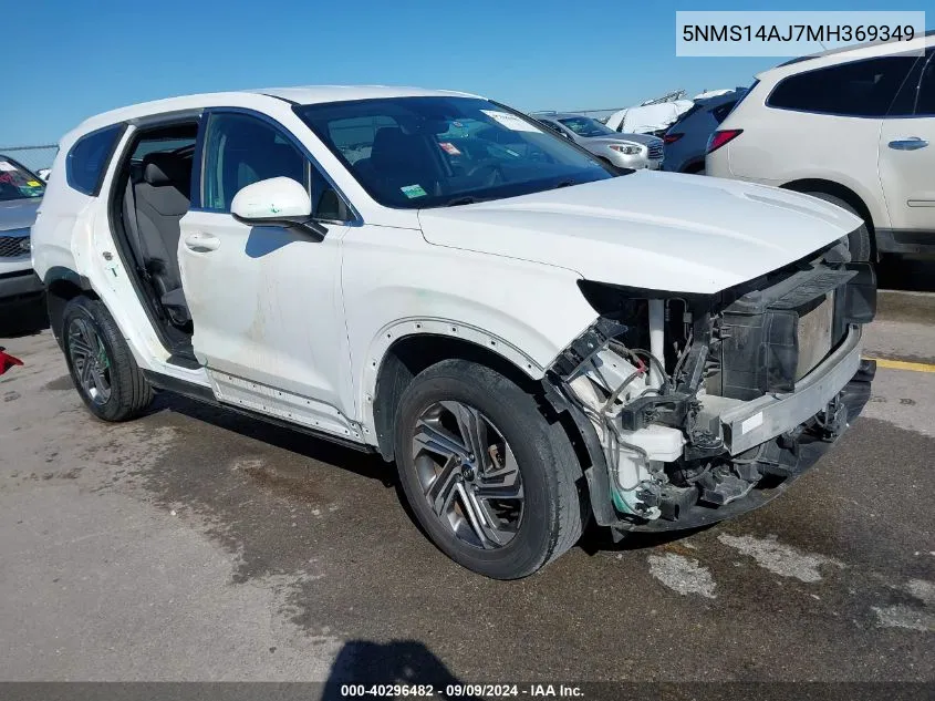 5NMS14AJ7MH369349 2021 Hyundai Santa Fe Se