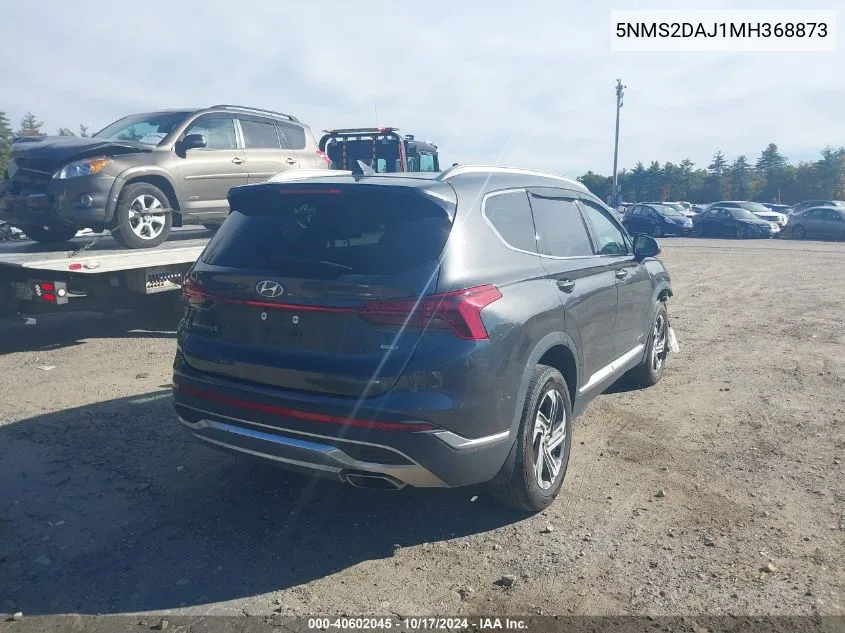 5NMS2DAJ1MH368873 2021 Hyundai Santa Fe Sel