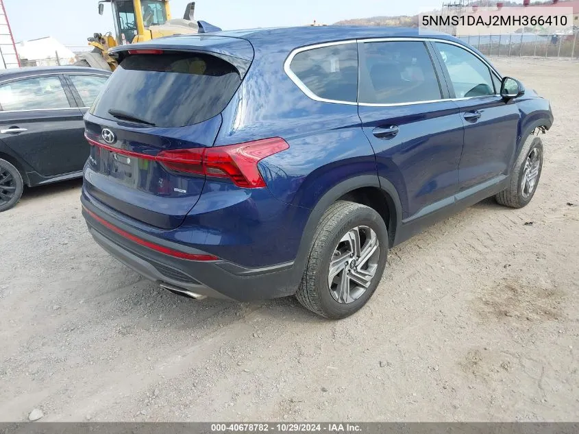 5NMS1DAJ2MH366410 2021 Hyundai Santa Fe Se