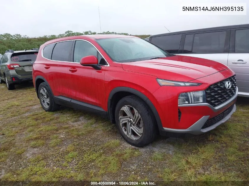 2022 Hyundai Santa Fe Se VIN: 5NMS14AJ6NH395135 Lot: 40500954