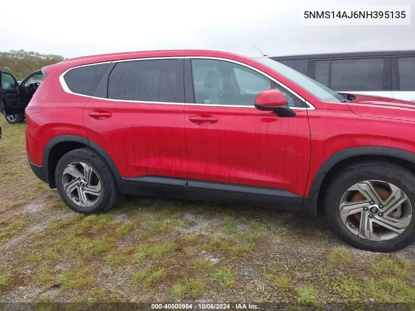 2022 Hyundai Santa Fe Se VIN: 5NMS14AJ6NH395135 Lot: 40500954