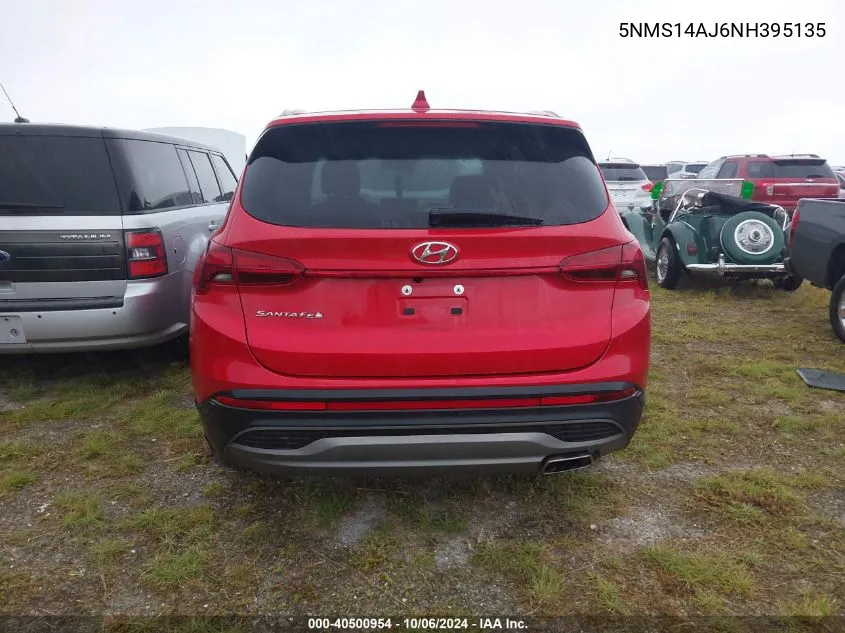 5NMS14AJ6NH395135 2022 Hyundai Santa Fe Se