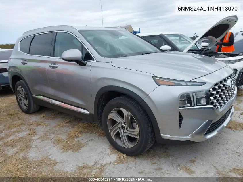 2022 Hyundai Santa Fe Sel VIN: 5NMS24AJ1NH413070 Lot: 40545271