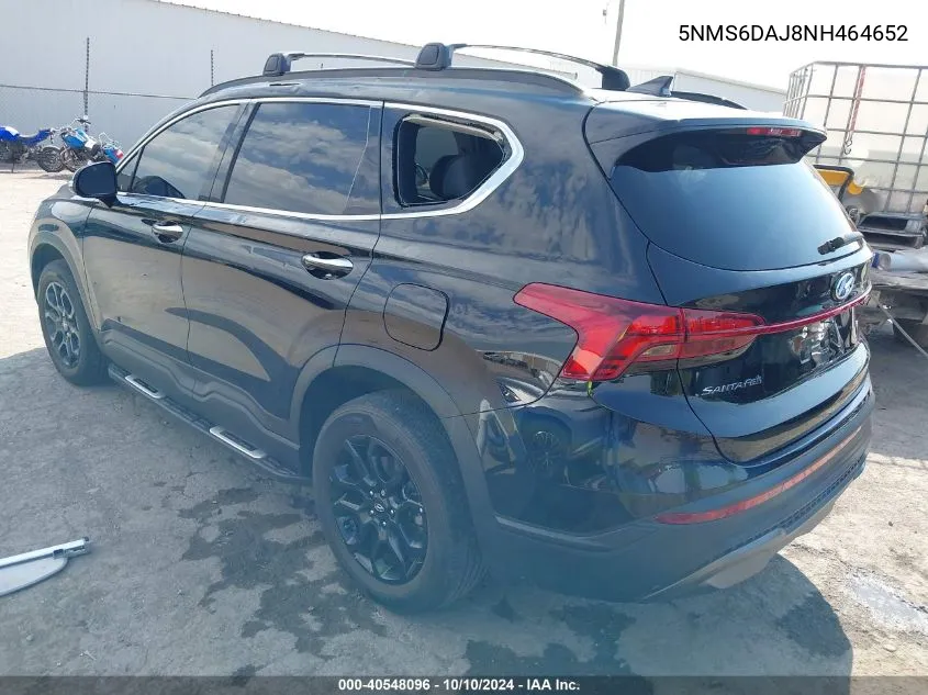 2022 Hyundai Santa Fe Xrt VIN: 5NMS6DAJ8NH464652 Lot: 40548096