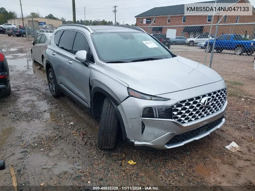 KM8S5DA14NU047133 2022 Hyundai Santa Fe Hybrid Limited